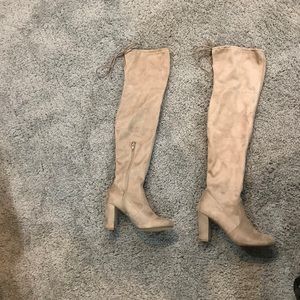 Over the knee Chinese Laundry faux suede boots